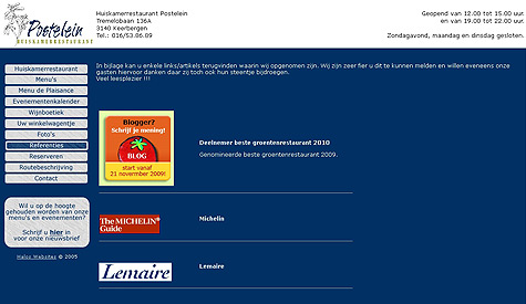 Huiskamerrestaurant Postelein